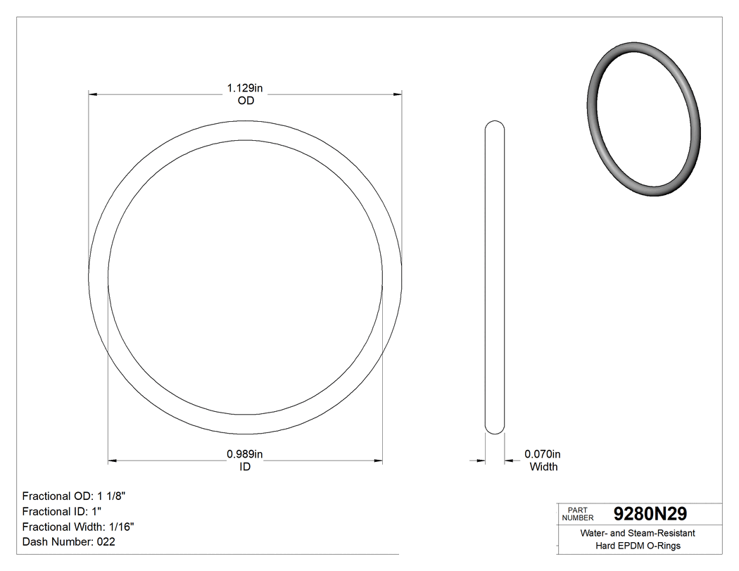 Technical drawing - 9280N29